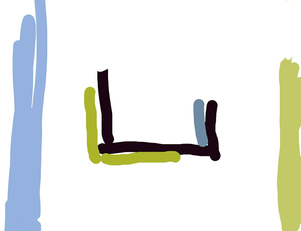 Sketch in Picasso app as original idea