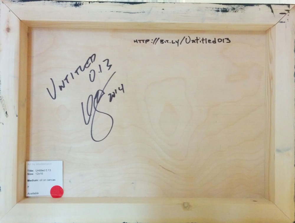 Untitled 0.13 Signed and ready to be delivered