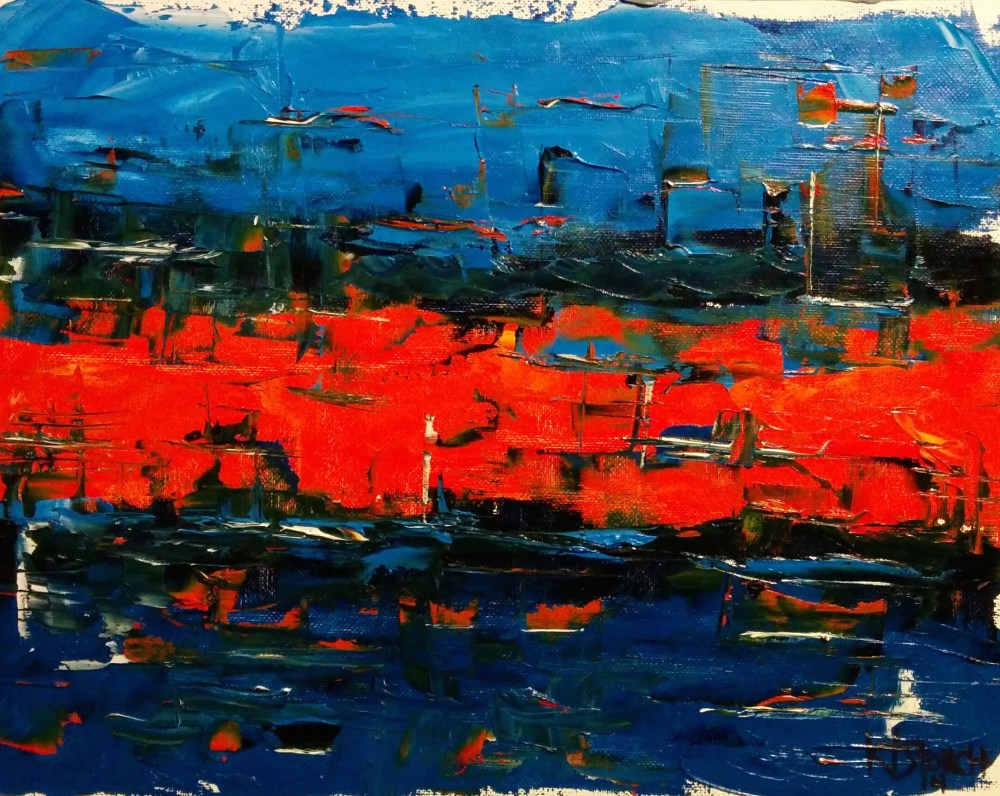 Signed. Untitled 0.10. 12x16, oil on mounted canvas