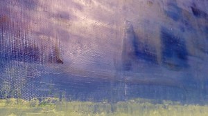 Close up. Blue and Green