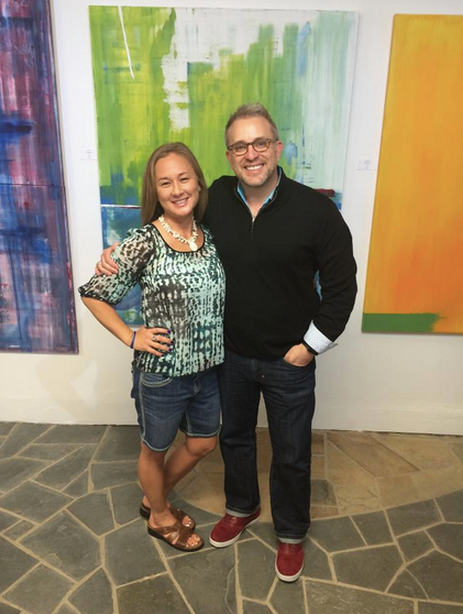 With Susanne Nelson at Deep Forest Gallery